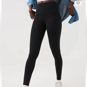 Aerie Real Me High Waisted Leggings - Black Medium Long